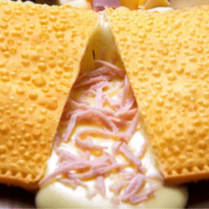 Pastel de Presunto e Mussarela